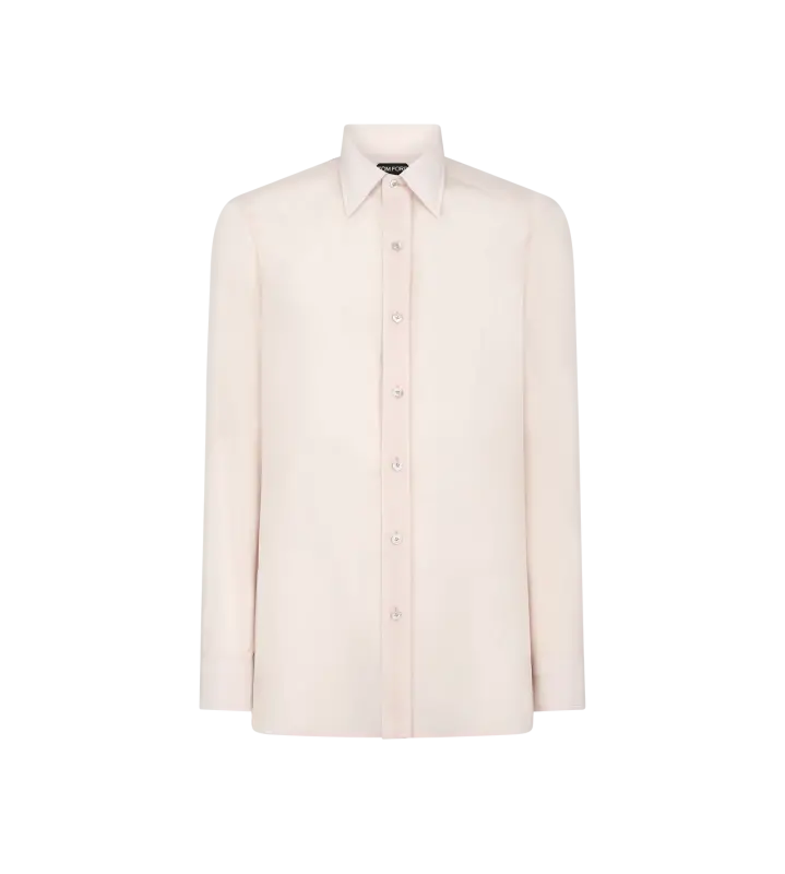 WASHED SILK POPLIN SLIM FIT SHIRT online